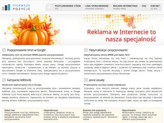 Podgląd pierwszepozycje.pl