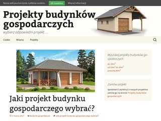 Podgląd projektybudynkowgospodarczych.pl