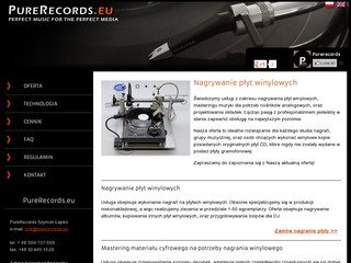 Podgląd purerecords.eu