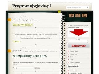 Podgląd programujwjavie.pl