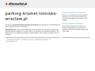 Podgląd parking-kromet-lotnisko-wroclaw.pl