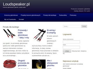 Podgląd loudspeaker.pl
