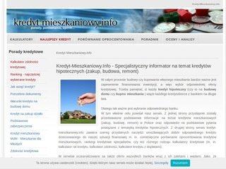 Podgląd kredyt-mieszkaniowy.info