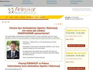 Miniaturka animatorsportuirekreacji.pl