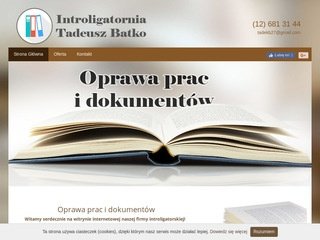 Podgląd introligatorniabatko.pl