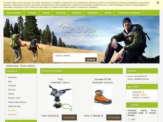 Podgląd climbup.pl
