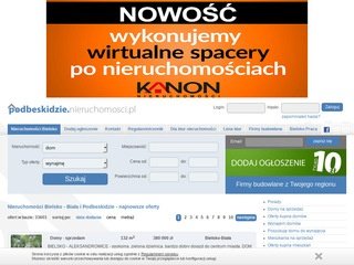 Podgląd podbeskidzie.nieruchomosci.pl
