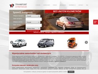 Podgląd wypozyczalnia.transpost.com.pl