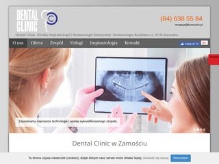 Podgląd dentystazamosc.pl