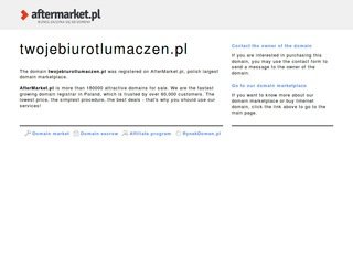Podgląd twojebiurotlumaczen.pl