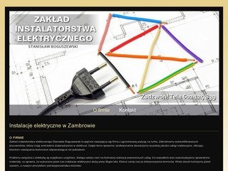 Podgląd instalacjeelektrycznezambrow.pl