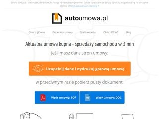Podgląd autoumowa.pl