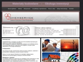 Podgląd chemservice.pl