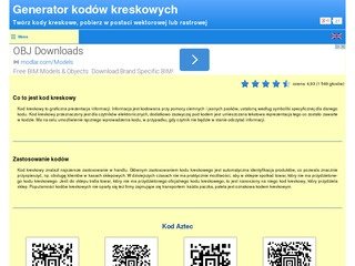 Podgląd generatorkodowkreskowych.pl