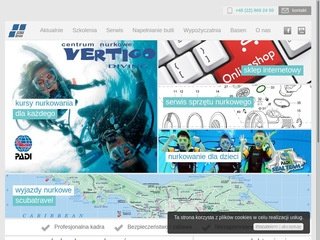 Podgląd vertigodiving.pl