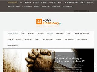 Podgląd krytykfinansowy.pl