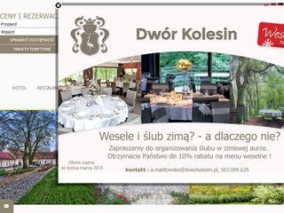 Podgląd dworkolesin.pl