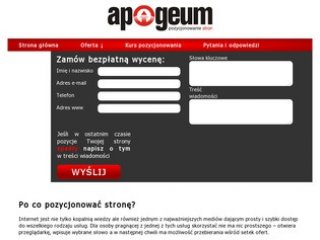 Podgląd apogeum-seo.pl