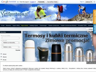 Podgląd yetisport.com.pl