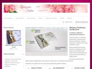 Podgląd zaproszeniaslubne.com.pl