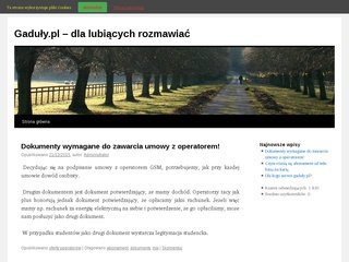 Podgląd gaduly.pl