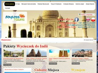 Podgląd paylesstoursindia.pl