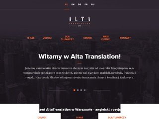 Podgląd altatranslation.pl