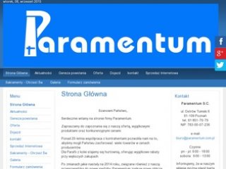 Podgląd paramentum.com.pl