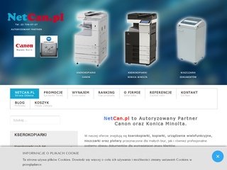 Podgląd kserokopiarki-netcan.pl