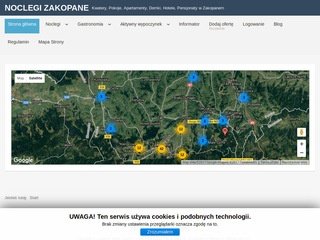 Podgląd enoclegi.zakopane.pl