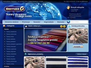 Podgląd tkaniny-bemax.pl