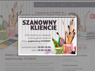 Podgląd papierniczystudent.pl