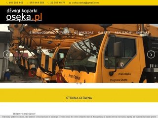 Podgląd dzwigikoparkioseka.pl
