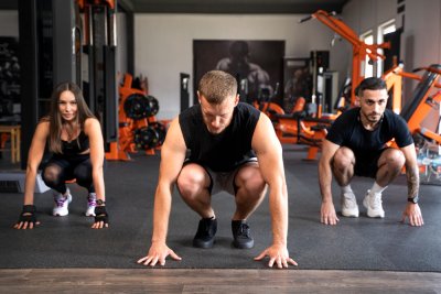 crossfit grupa studentów