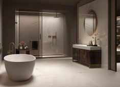 Un bagno dallo stile contemporaneo - design minimalista e soluzioni pratiche