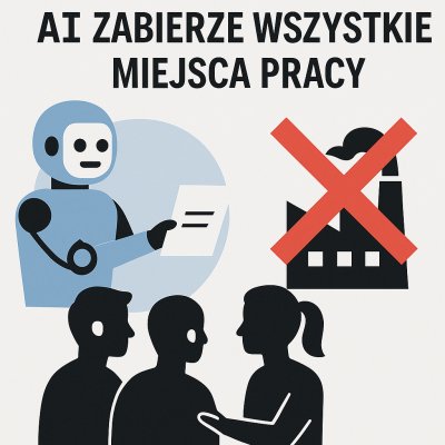 AI zabiera pracę - mit o AI