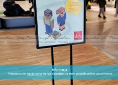 Podgląd Plakaty reklamowe umieszczone na stojakach i ekspozytorach jako skuteczna forma promocji
