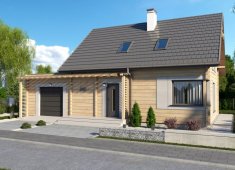 Podgląd Projekty domów z bali Elegancja i funkcjonalność w zgodzie z naturą